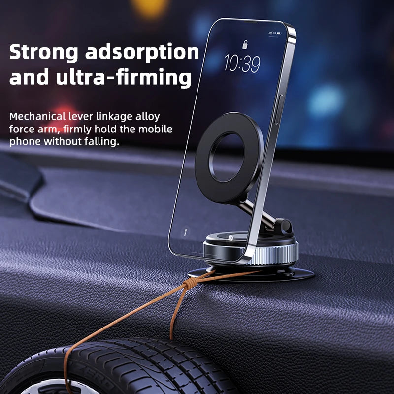 Magnetic Phone Holder｜Three-axis Rotation For Free Adjustment｜A Convenient Choice For Multiple Scenarios.