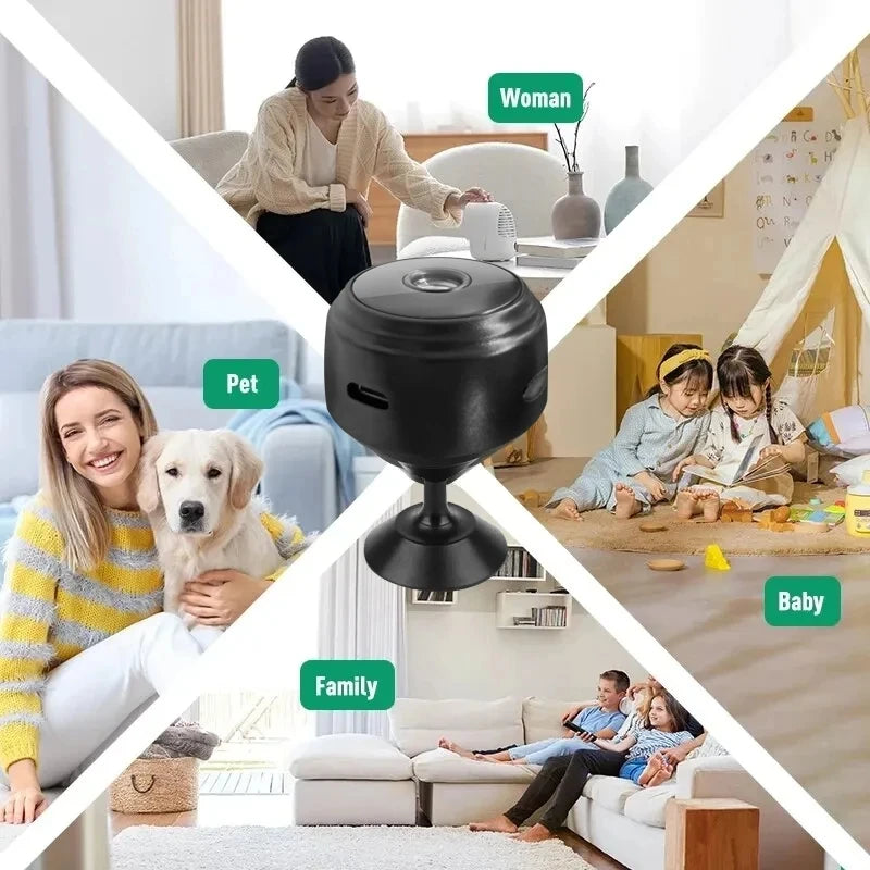 WiFi Mini Camera Wireless Video Recorder Security Protection Camera Smart Home Monitoring Camera For Infants And Pets