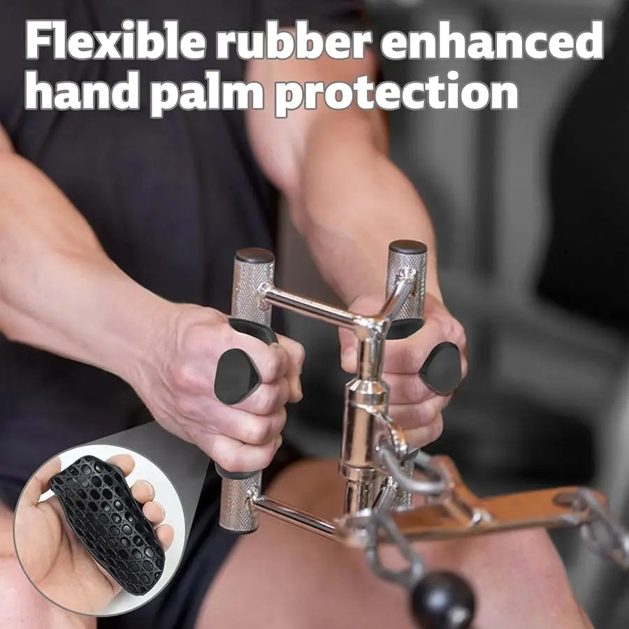 Gym Grips Fingerless Workout Gym Gloves Ergonomics Workout Grip Hand Protection Weight Lifting Grips Bodybuilding Gymnastics