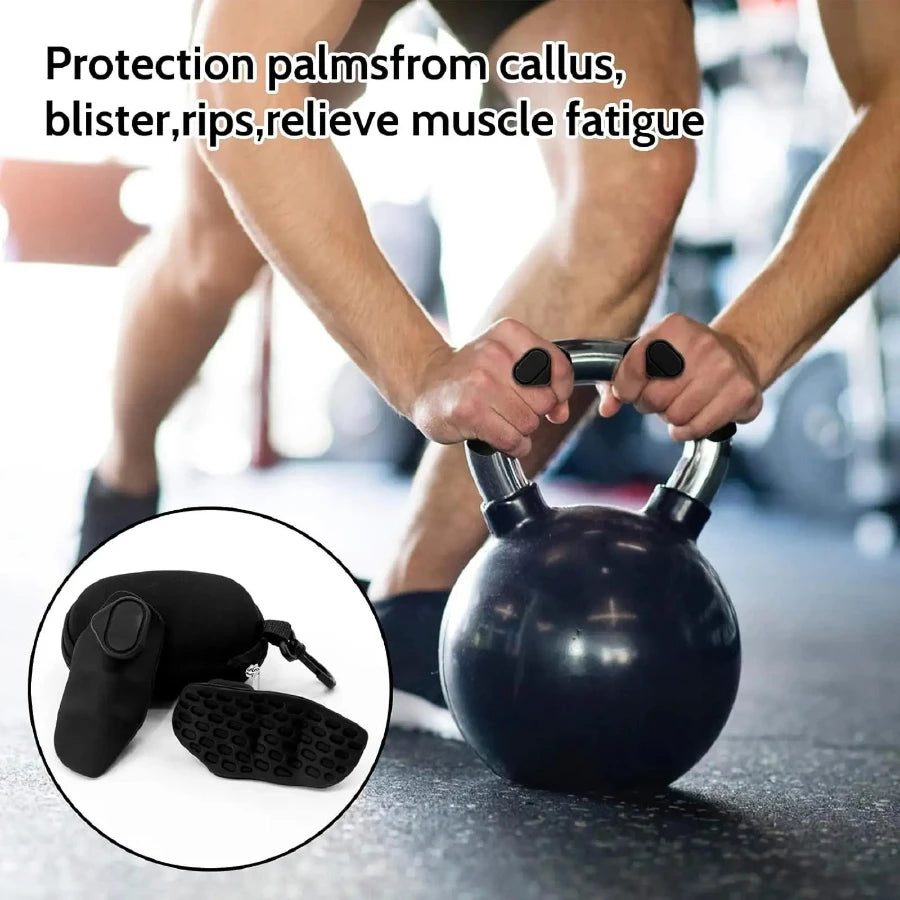 Gym Grips Fingerless Workout Gym Gloves Ergonomics Workout Grip Hand Protection Weight Lifting Grips Bodybuilding Gymnastics