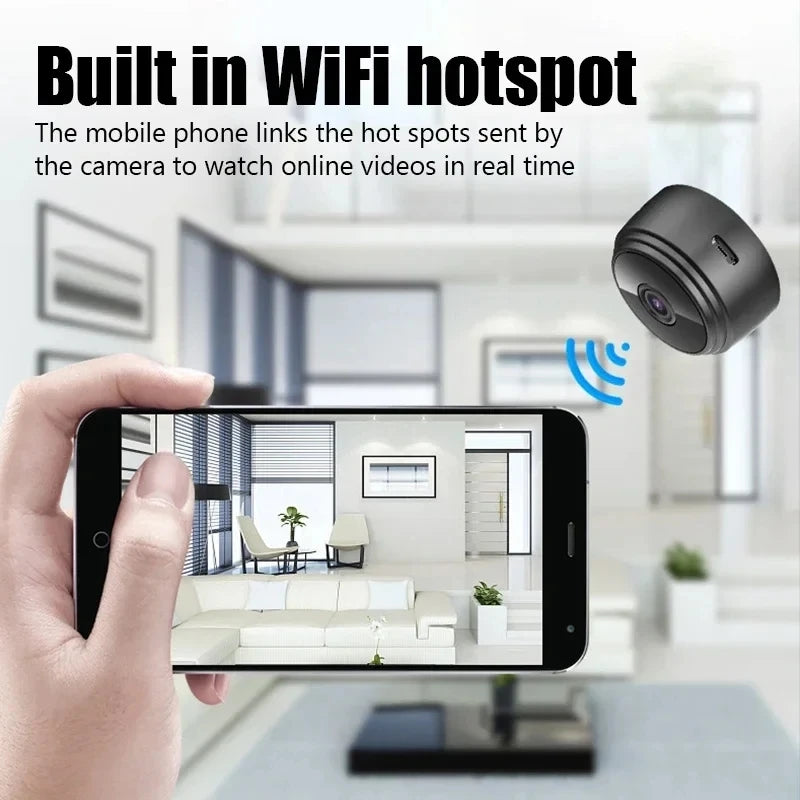 WiFi Mini Camera Wireless Video Recorder Security Protection Camera Smart Home Monitoring Camera For Infants And Pets